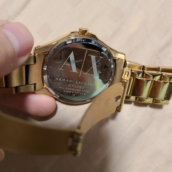 Armani Exchange rose gold watch - Picture 2 of 5